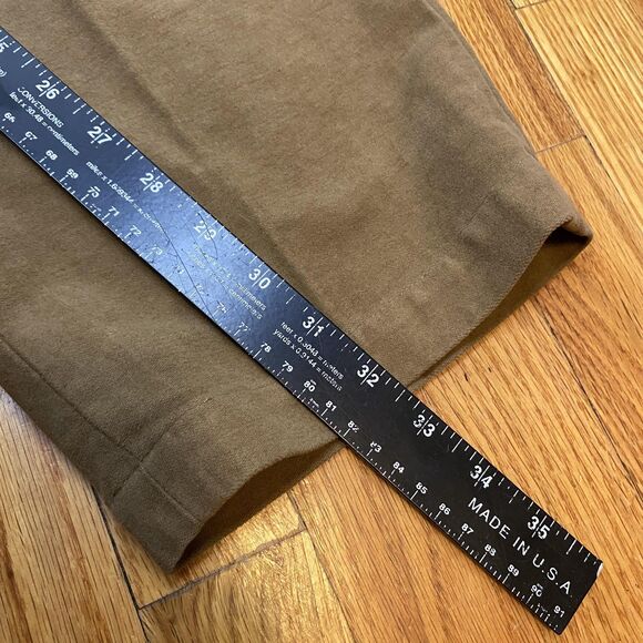 Brooks Brothers 346 Pants Mens 34x32 Brown Flat Front Dress‎ Chino 100% Cotton - Picture 12 of 13